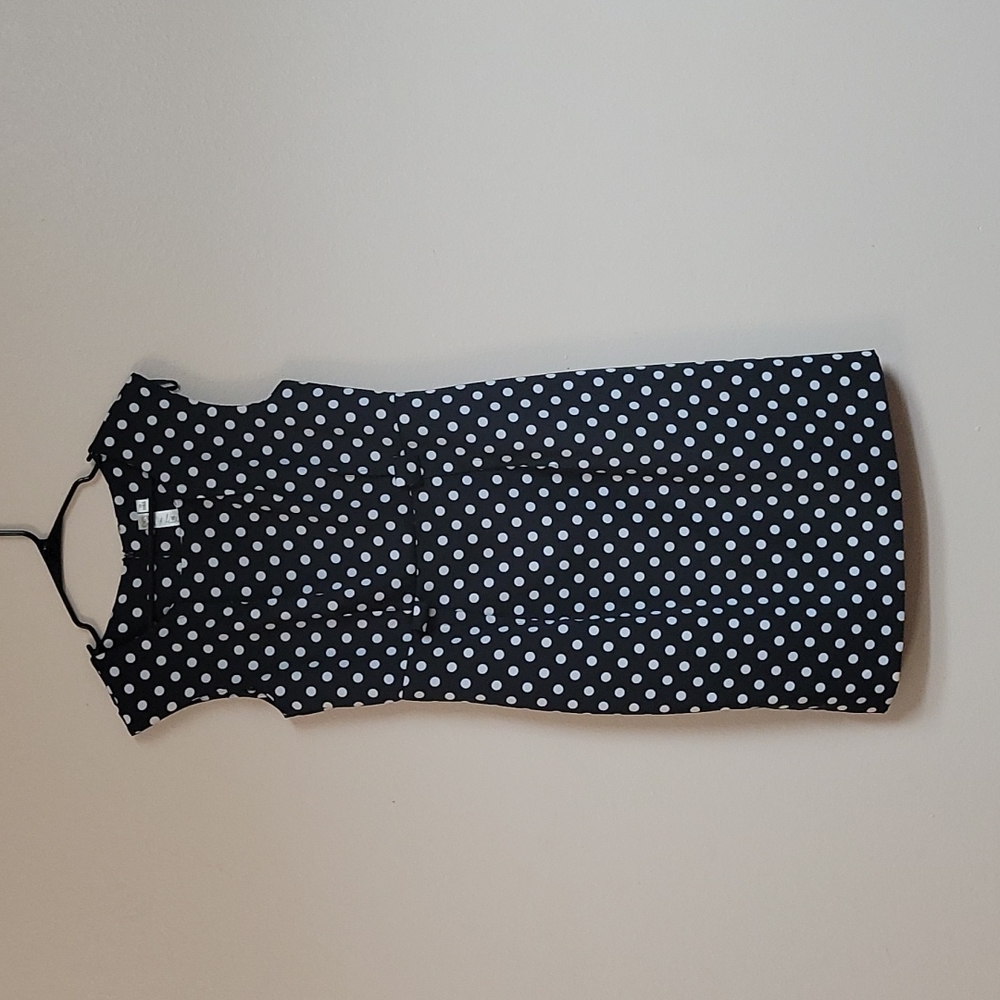 Black and White polka-dot dress